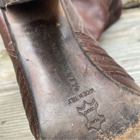 Miss sixty brown high leather boots size 37 - Picture 2 of 16